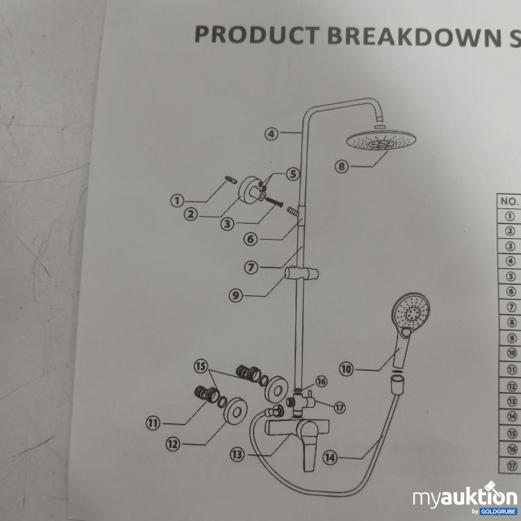 Artikel Nr. 993819 Artikel Nr. 993819: Namuto Shower Mixer Set