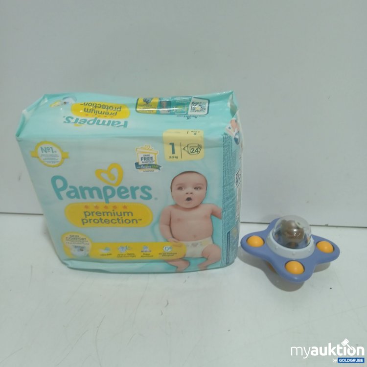 Artikel Nr. 462820 Artikel Nr. 462820: Pampers Windeln Premium Protection Gr 1 24x + Babyspielzeug