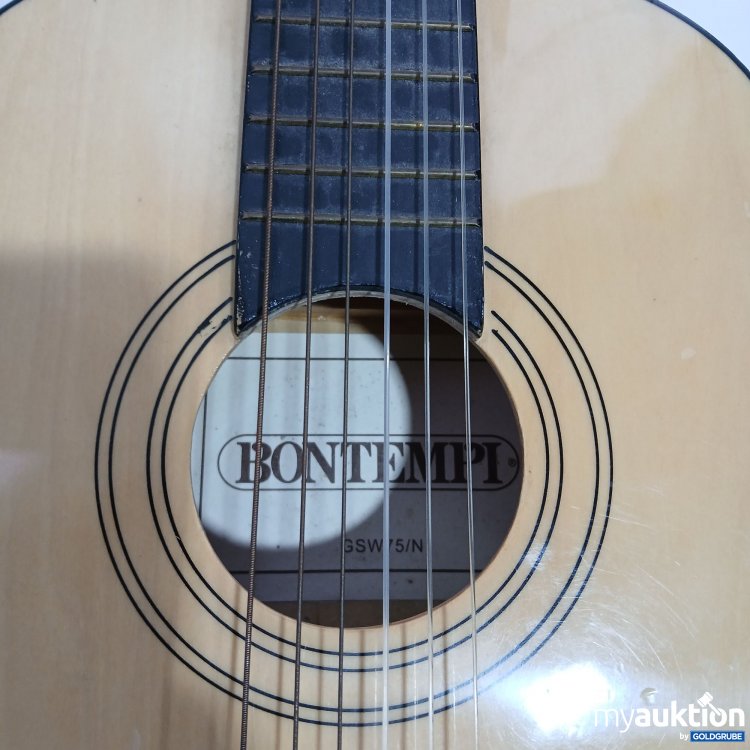 Artikel Nr. 800820 Artikel Nr. 800820: Bontempi GSW75/N Klein Gitarre aus Holz