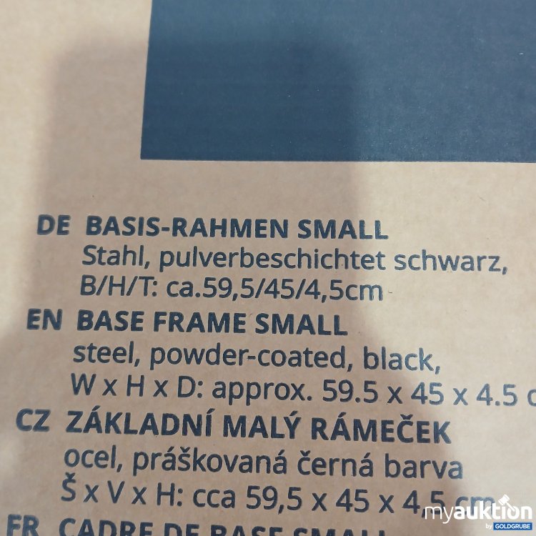 Artikel Nr. 896820: Systeme Style Basis Rahmen Small 59.5x45x4.5cm 
