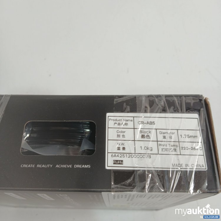 Artikel Nr. 969820 Artikel Nr. 969820: Creality CR Series 3D Printer Filament black 1,75mm 1kg