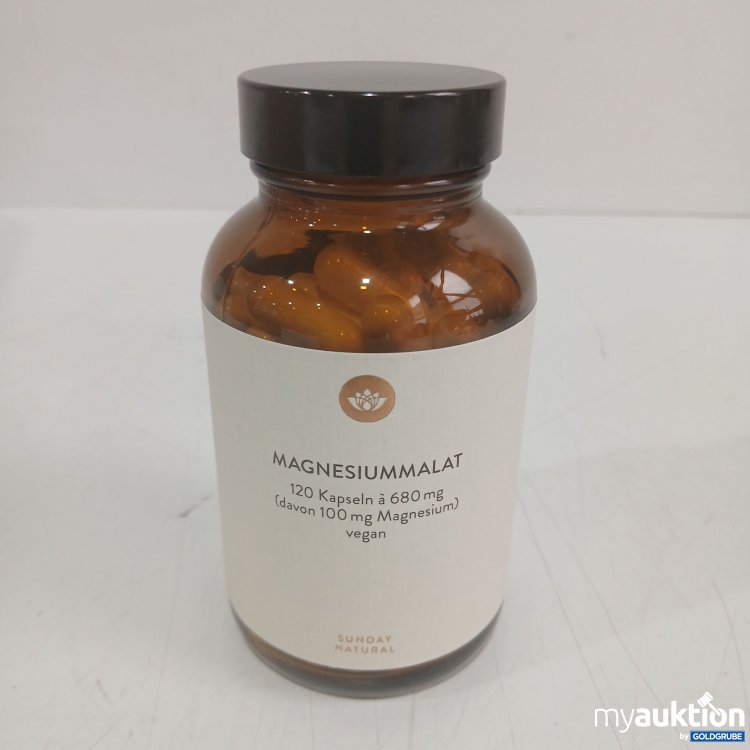 Artikel Nr. 984820 Artikel Nr. 984820: Sunday Natural Magnesiummalat 120Kapseln