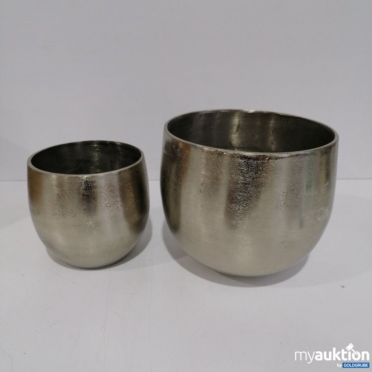 Artikel Nr. 438821: Boltze Vasen/Gefäß silber, 13x13 cm, 18.5x17 cm