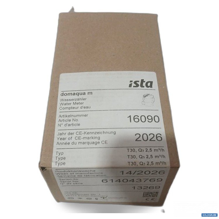 Artikel Nr. 443821 Artikel Nr. 443821: ista donaqua m Wasserzähler Typ T30, Q3 2,5 m³/h