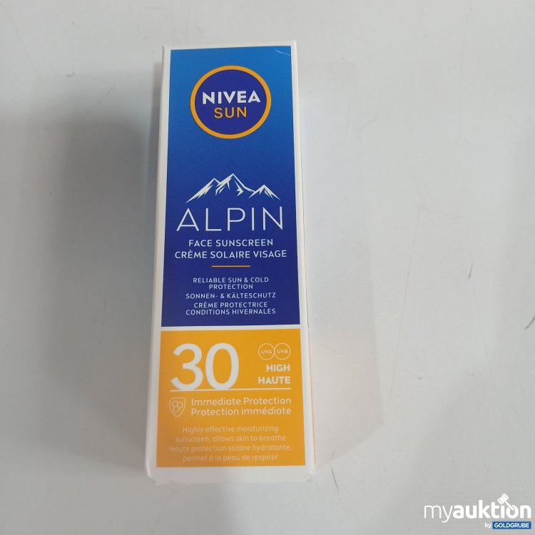 Artikel Nr. 861821: Nivea Sun Alpin Face Sunscreen 30 50ml 