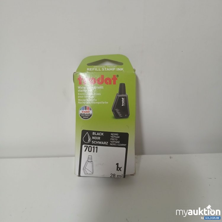 Artikel Nr. 916821: Trodat Waterbased refill stamp ink 7011 Schwarz 28ml 