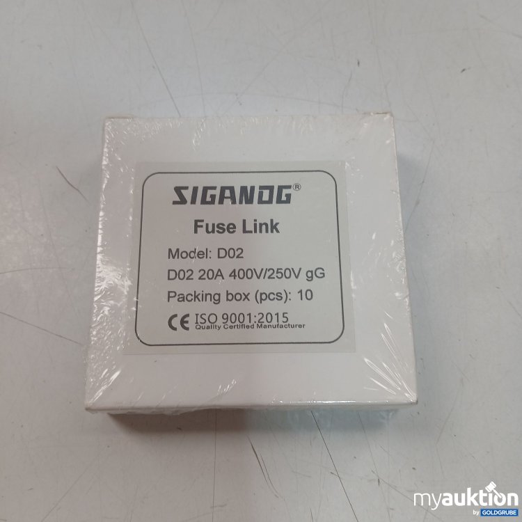 Artikel Nr. 938821 Artikel Nr. 938821: Siganog fuse Link Model: D02