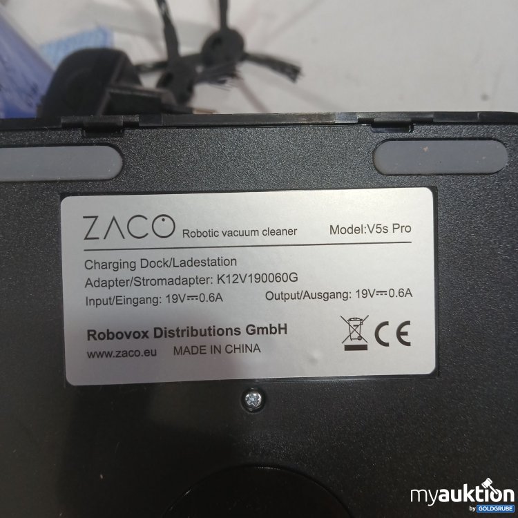 Artikel Nr. 968821: Zaco Robotic Vacuum Cleaner V5s Pro 