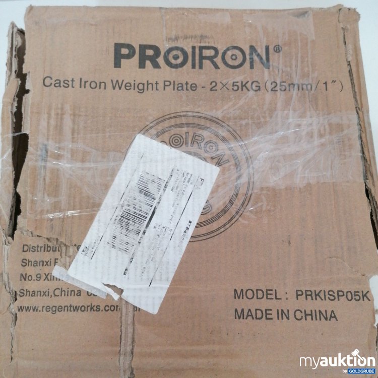 Artikel Nr. 718822: Proiron Cast Iron Weight Plate 5kg 