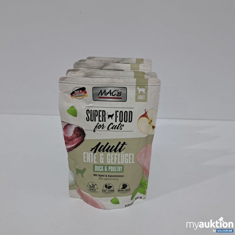 Artikel Nr. 808822: Mac's Katzenfutter Ente und Geflügel 6x300g