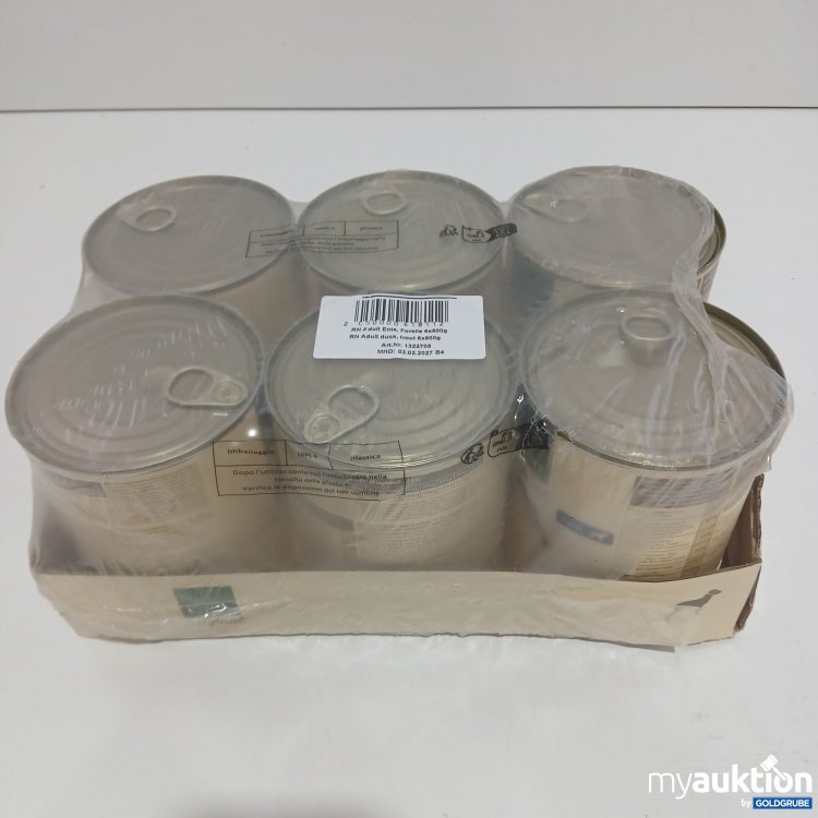 Artikel Nr. 834822: Real Nature Adult Ente, Forelle Hundefutter 6x800g