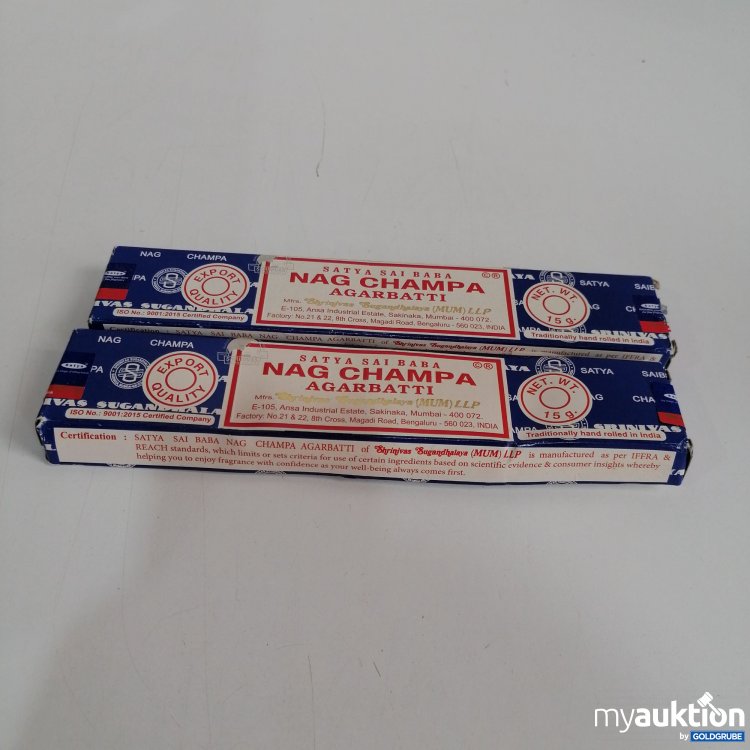 Artikel Nr. 847822 Artikel Nr. 847822: Satya Sai Baba, Nag Champa Agarbatti Räucherstäbchen 2x15g