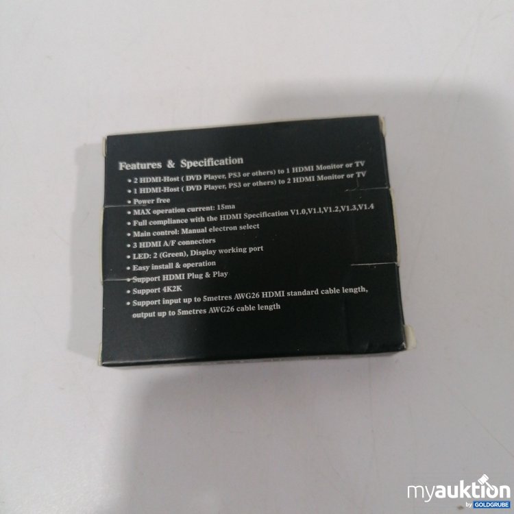 Artikel Nr. 876822 Artikel Nr. 876822: HDMI Switch Kabel