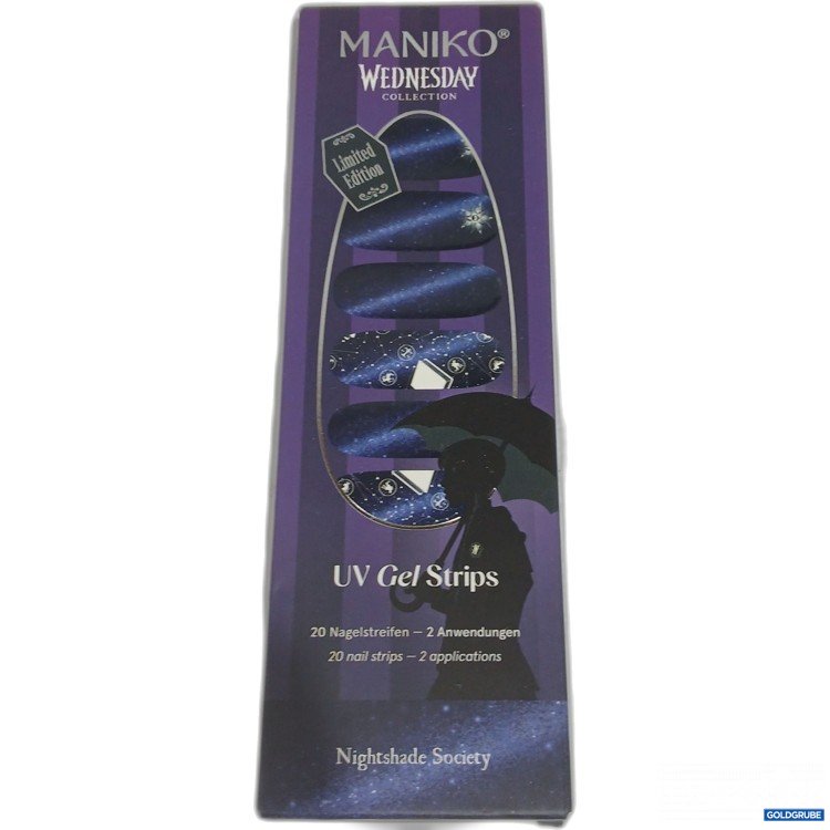 Artikel Nr. 888822: Maniko UV Gel Strips Wednesday Nightshade Society 