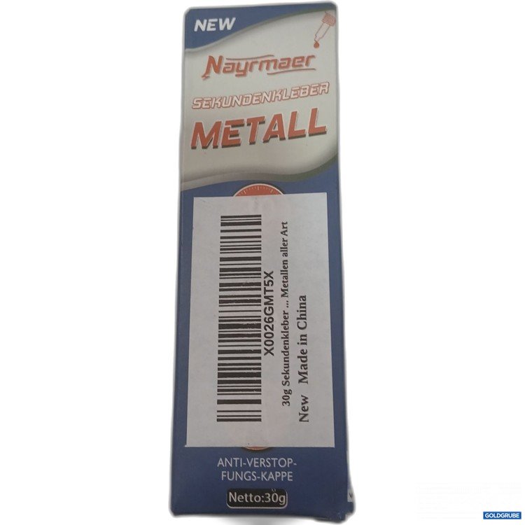 Artikel Nr. 938822 Artikel Nr. 938822: Nayrmaer Sekundenkleber Metall Anti Verstopfungs Kappe 30g