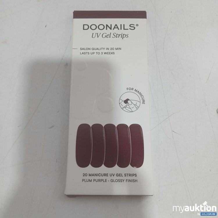 Artikel Nr. 997822 Artikel Nr. 997822: Doonails UV Gel Strips Plum Purple 20x