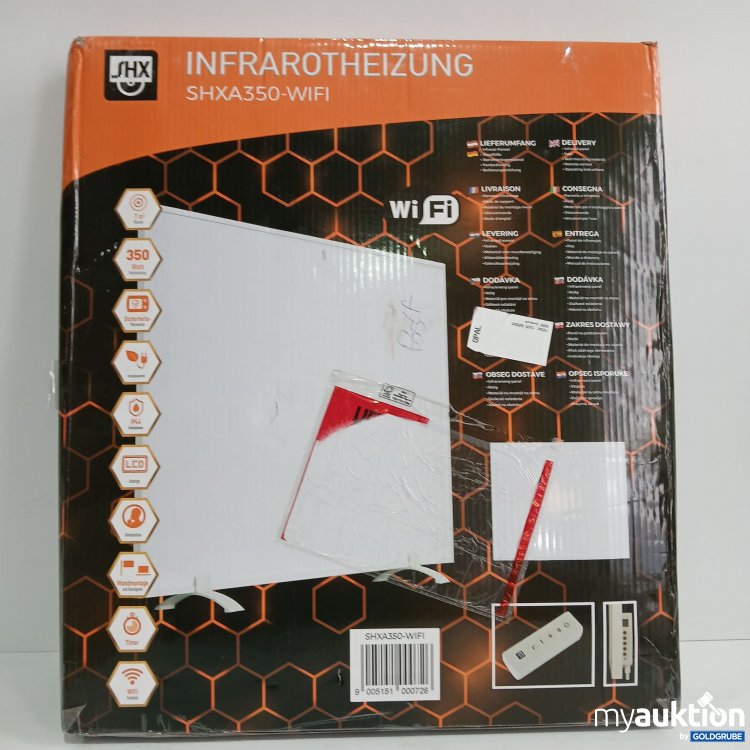Artikel Nr. 389823 Artikel Nr. 389823: SHX Infrarotheizung SHXA350-WIFI