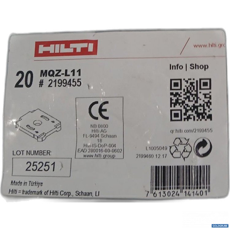 Artikel Nr. 446823 Artikel Nr. 446823: HILTI MQZ-L11