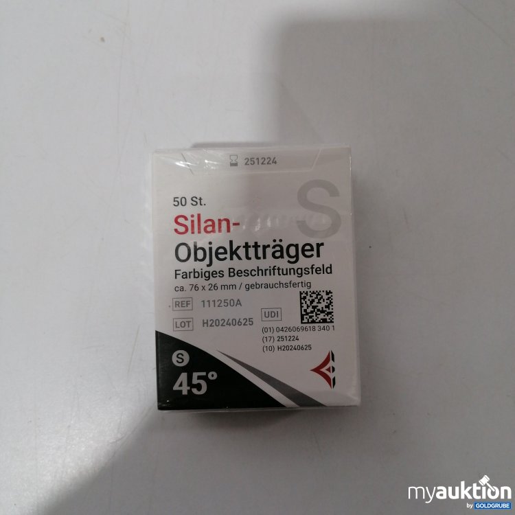 Artikel Nr. 881823: Silan Objektträger weiß