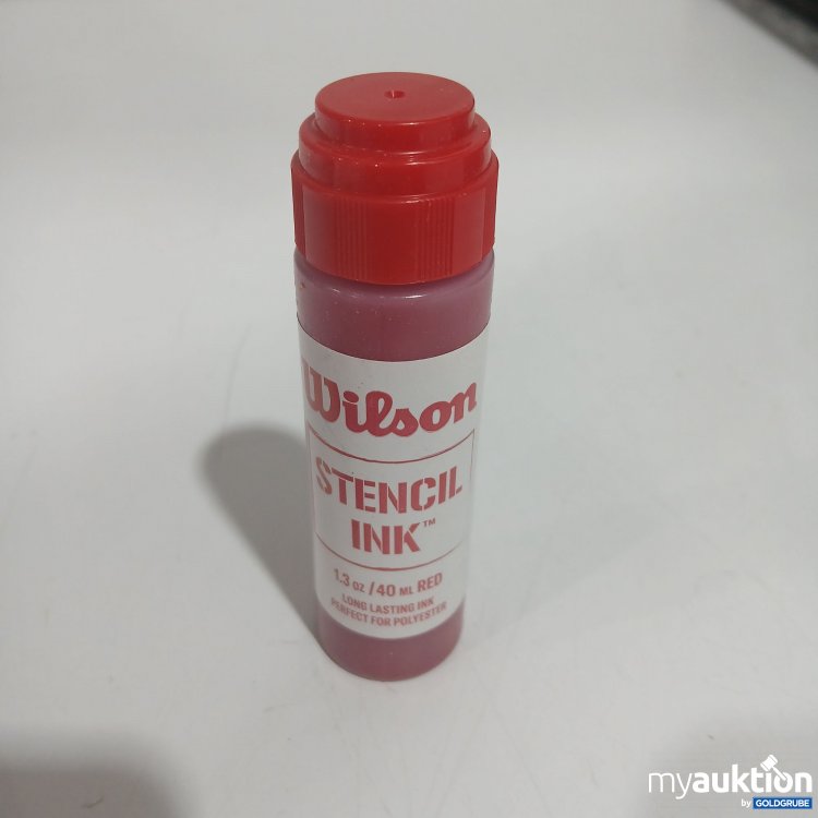 Artikel Nr. 891823: Wilson Stencil Ink 40ml red 