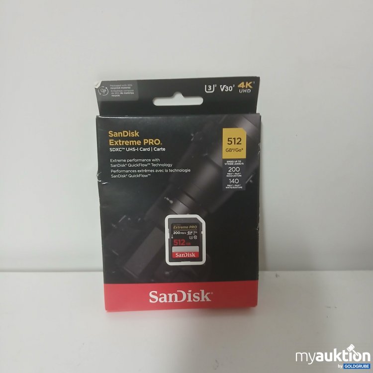 Artikel Nr. 916823: SanDisk Extreme Pro 512GB