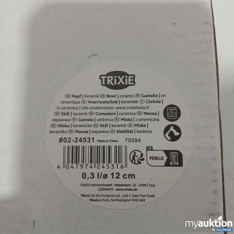 Artikel Nr. 930823 Artikel Nr. 930823: Trixie Napf Keramik Bowl 0.3 l