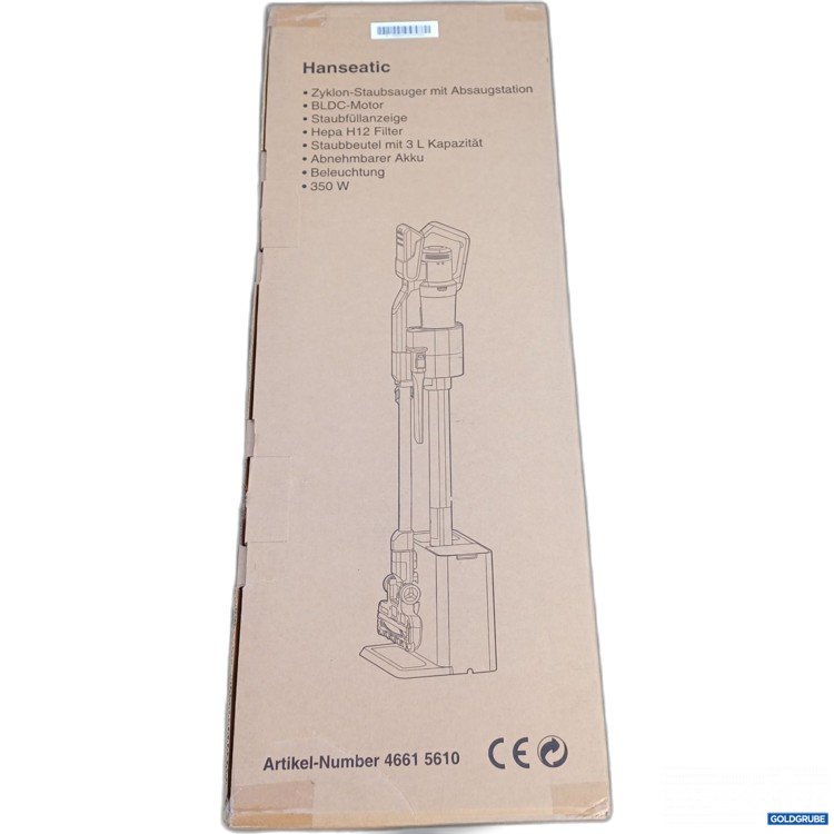 Artikel Nr. 960823: Hanseatic Zyklon Staubsauger mit Absaugstation 46615610 