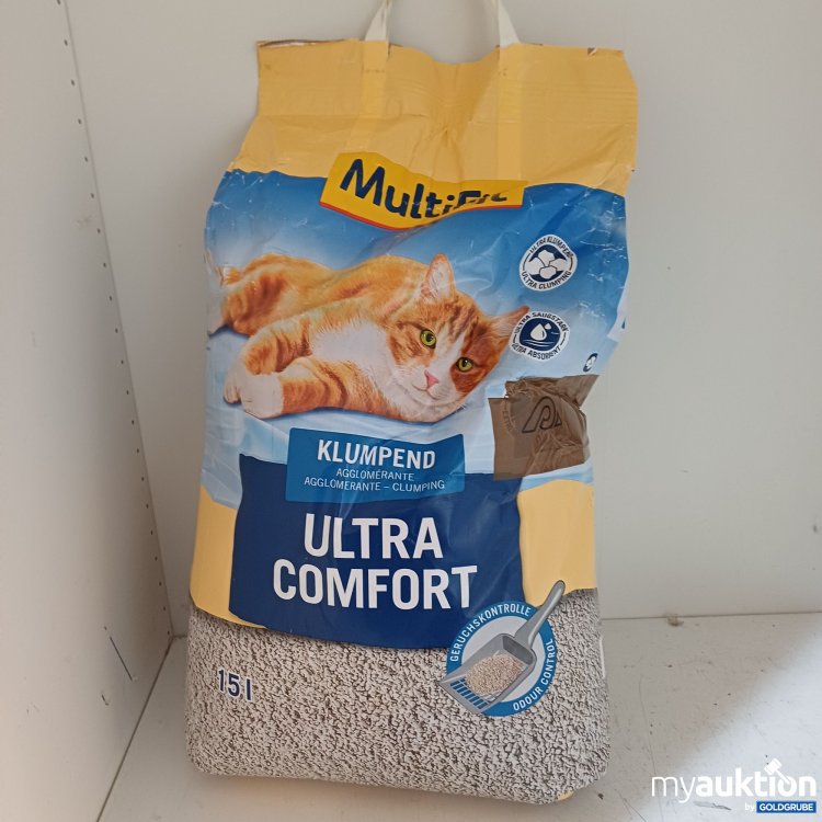 Artikel Nr. 988823: MultiFit Ultra Comfort Klumpend Katzenstreu 15L