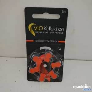 Auktion VIo Kollektion Hörgerätebatterien 13 6Pack