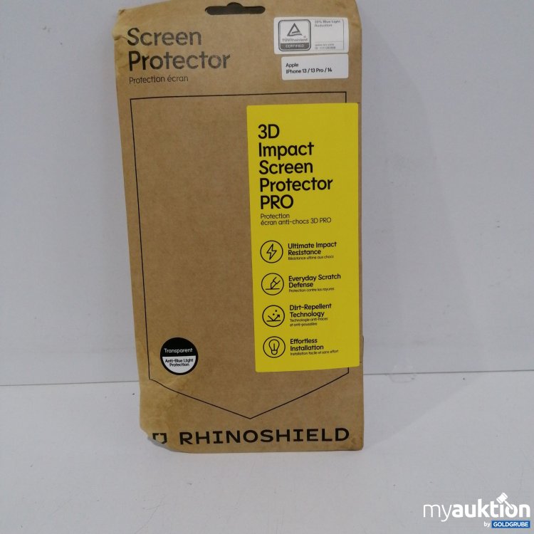 Artikel Nr. 438824: Rhinoshield Screen Protector 3D Impact Screen Protector Pro, Apple 13/13 Pro/14