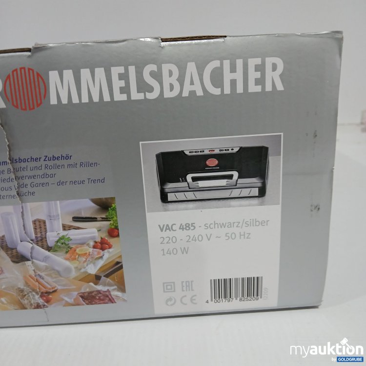 Artikel Nr. 805824 Artikel Nr. 805824: Rommelsbacher Vakuumierer VAC 485 schwarz/Silber
