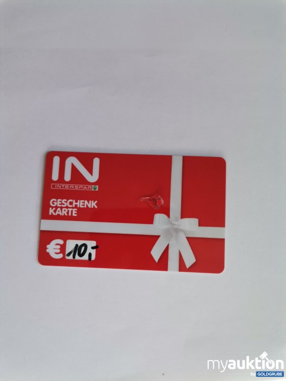 Artikel Nr. 845824: Interspar Gutschein Wert 10 Euro 