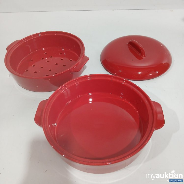 Artikel Nr. 902824: Cook's Essentials Dampfgar-Set aus Keramik inkl. Deckel 3tlg. 