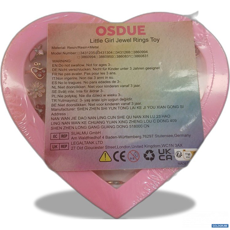 Artikel Nr. 938824 Artikel Nr. 938824: Osdue Little Girl Jewel Rings Toy