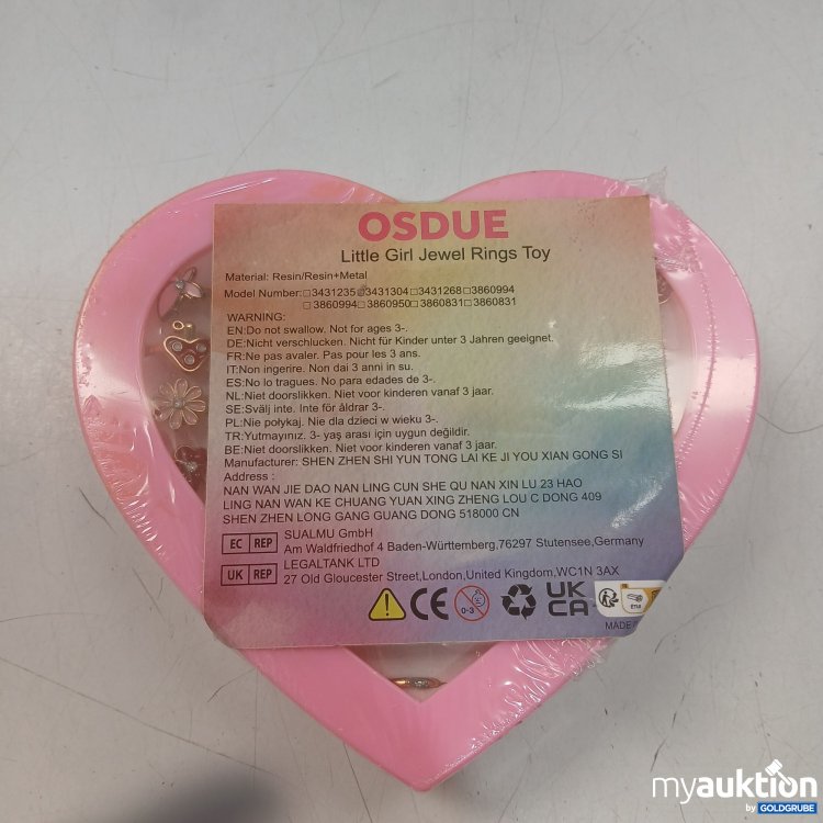 Artikel Nr. 938824 Artikel Nr. 938824: Osdue Little Girl Jewel Rings Toy