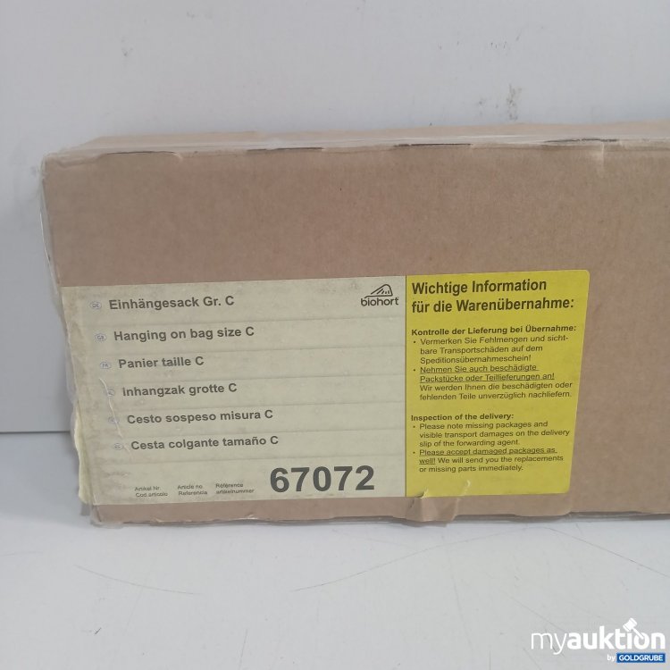 Artikel Nr. 941824 Artikel Nr. 941824: biohort Einhängesack Gr. C 67072