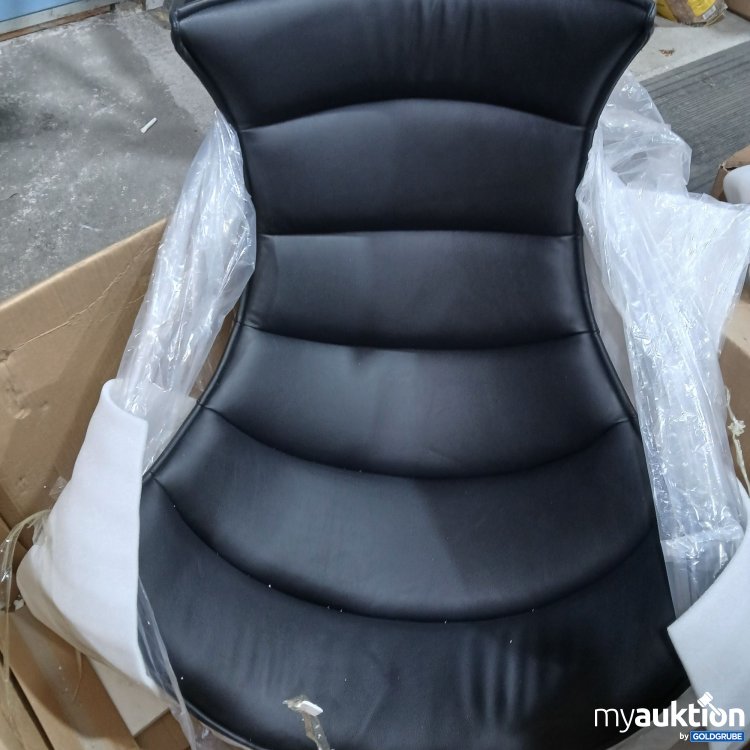 Artikel Nr. 950824: Luxor Black Swivel Leather Armchair Halmar 