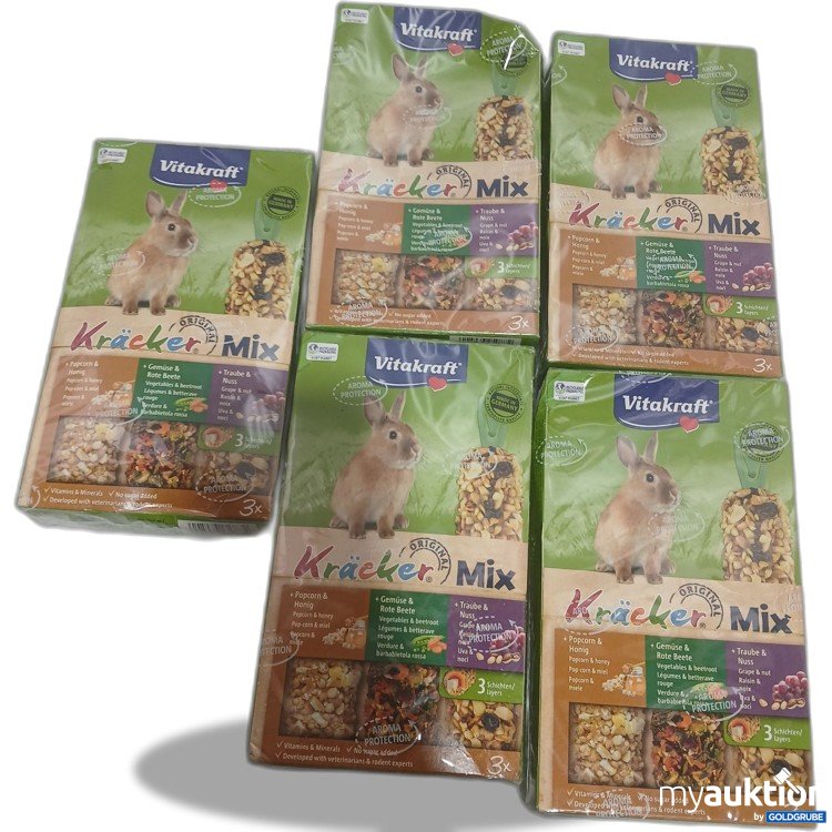 Artikel Nr. 959824: Vitakraft Kräcker Mix 3x 160g  5 Packungen 