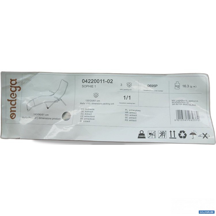 Artikel Nr. 967824: Ondega Sophie1 143/96/61cm Anthrazit 04220011-02 