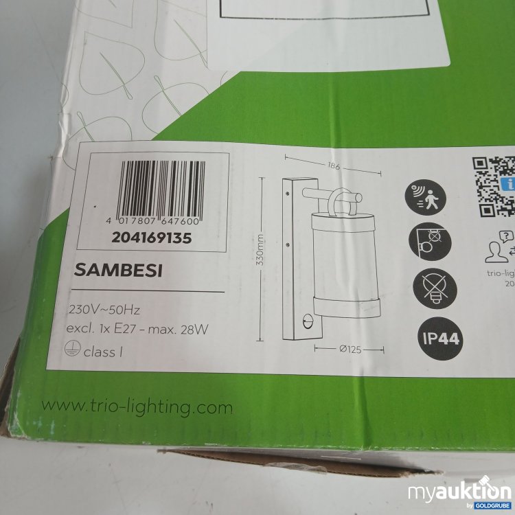 Artikel Nr. 969824: Trio Sambesi Outdoor Lampe 