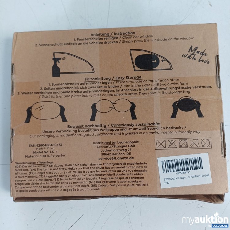 Artikel Nr. 987824 Artikel Nr. 987824: Leon%Sophie Auto-Sonnenschutz UPF 50+, 2Stk
