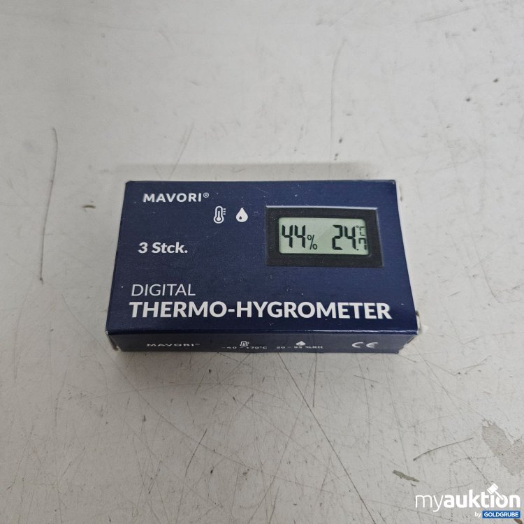 Artikel Nr. 398825 Artikel Nr. 398825: Mavori Digital Thermo-Hyfrometer 3 Stück
