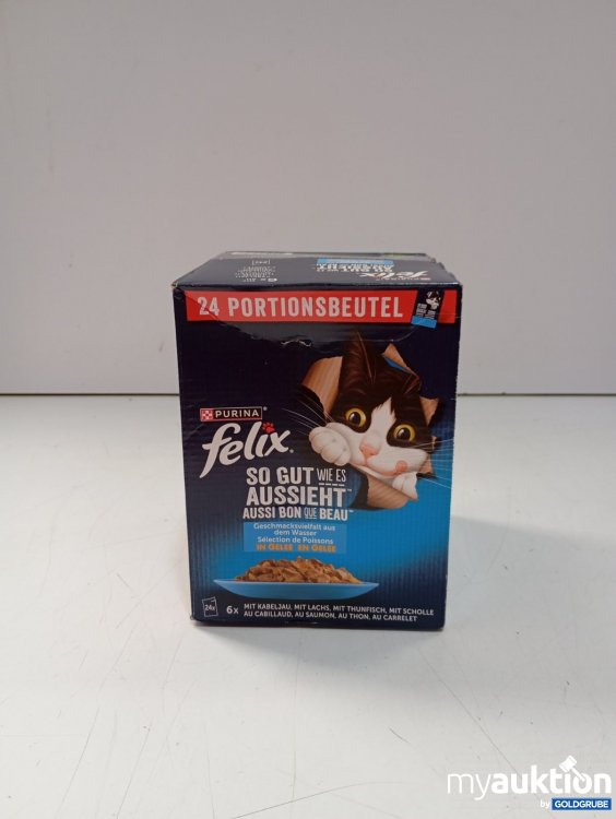Artikel Nr. 465825: Purina 24 Portionsbeutel Felix Katzenfutter Fisch in Gelee