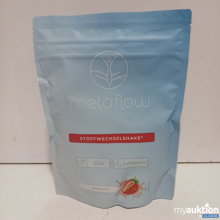 Artikel Nr. 470825 Artikel Nr. 470825: metaflow Stoffwechselshake Erdbeere 450g