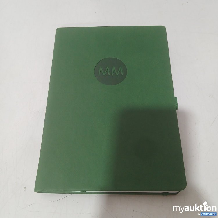 Artikel Nr. 471825 Artikel Nr. 471825: Notizbuch grün mit MM Logo liniert