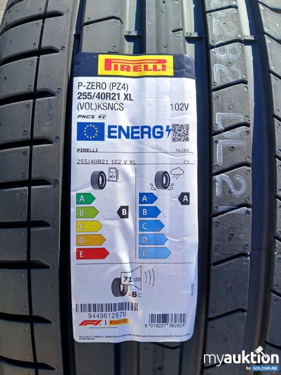 Artikel Nr. 524825 Artikel Nr. 524825: Pirelli P Zero 255/40 R20