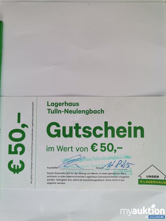 Artikel Nr. 845825: Unser Lagerhaus Gutschein Wert 50€