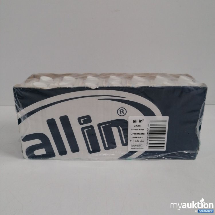Artikel Nr. 855825 Artikel Nr. 855825: All in Protein Water light Granatapfel 14x0.25l