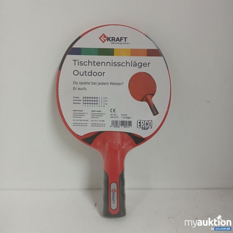Artikel Nr. 874825: Kraft Tischtennisschläger Outdoor 205-673