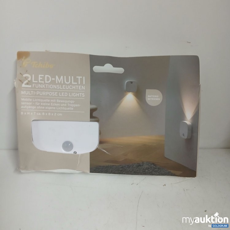 Artikel Nr. 875825 Artikel Nr. 875825: Tchibo 2 LED-multi Funktionsleuchten 8x8x2cm